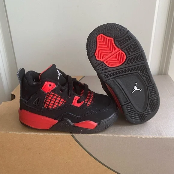 Jordan Shoes Nike Air Jordan Retro Red Thunder Sneakers Baby